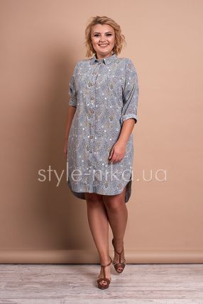 Платье Баролла (3/4рук квіти)